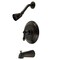 Kingston Brass KB3635ACL Single-Handle Tub and Shower Faucet, Oil Rubbed Bronze KB3635ACL - alternate 1